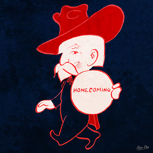 1950s Colonel Reb Cartoon Art