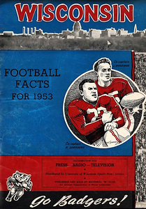 1953 Wisconsin Badgers Football Art