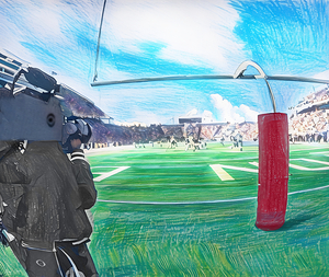 1981 CBS Cameraman at Cotton Bowl