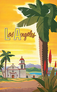 1950s america los angeles art