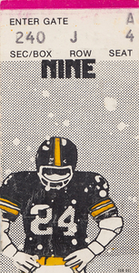 1978 Baltimore Colts at Pittsburgh Steelers