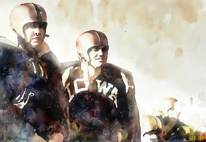 1949 iowa hawkeyes football art