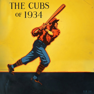 1934 Chicago Cubs Art Remix