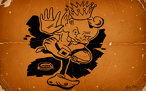1940s Cleveland Browns Champion Crown Art