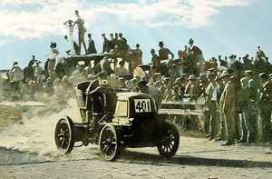 35 miles hour car race 1900