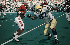1986 Alabama vs. Notre Dame Bo Wright Run