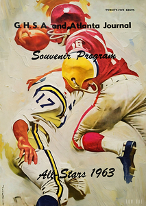1963 georgia high school all star game art