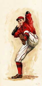 Early 1900s Georgia Bulldogs Baseball Art Remix by Row One Brand