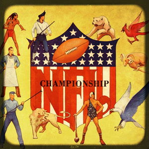 1948 NFL Championship Viewfinder Art