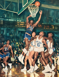 1960 Wilt Chamberlain Against the Knicks