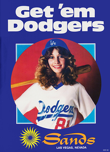 Get Em Dodgers Sands Hotel Ad
