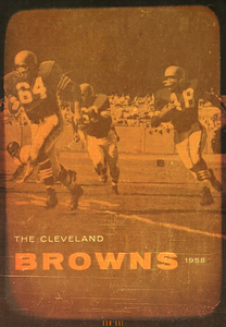 1958 Cleveland Browns Viewfinder Art