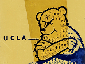 1960s UCLA Bruin Cartoon Art