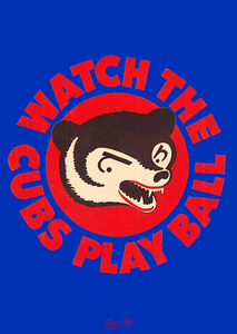 1941 Watch the Cubs Play Ball