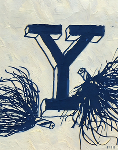 1970s Y Cheer Art
