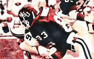 1983  Mississippi State Football Art