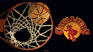 vintage cleveland cavaliers art remix