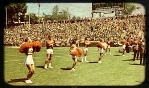 clemson cheerleaders viewfinder slide art