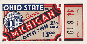 1931 Ohio State vs. Michigan