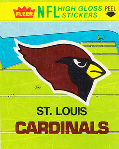 1981 St. Louis Cardinals Fleer Decal