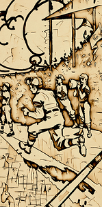 1919 baseball art remix