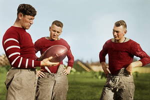 1915 Jim Thorpe Indiana Hoosiers Football Art