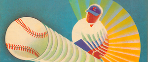 1960 Chicago Cubs Batter Art