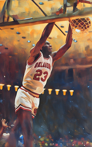 Wayman Tisdale Dunk Painting