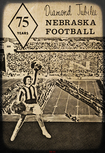 1964 nebraska viewfinder football art