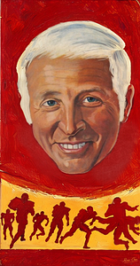 John McKay 1970s USC Trojans Football Art