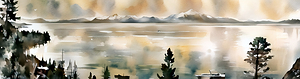 1915 lake tahoe art