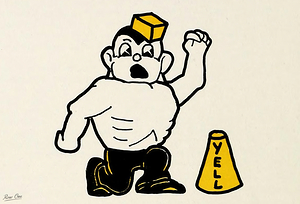 1940s Purdue Pete Cartoon Art