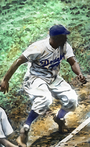 Jackie Robinson in Action
