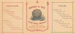1876 Harvard vs. Yale Football Wall Art