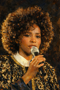1987 Whitney Houston Art 