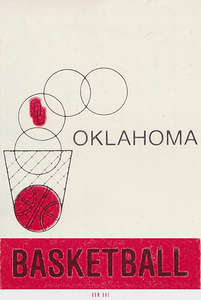 1982 Oklahoma Basketball Ticket Art