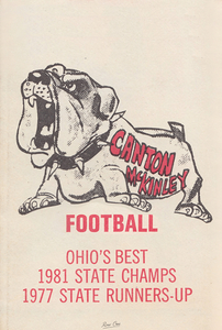 Canton McKinley Football Art 