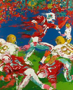 Johnny Rodgers Nebraska Art by Neiman