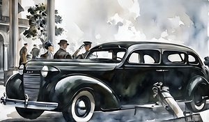 1937 Chrysler Automobile Art
