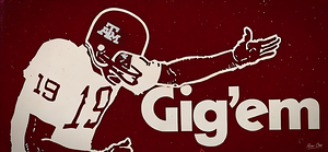 1978 Texas A&M Football Art Remix