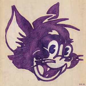 1960s Kansas State Wildcat Cartoon Art