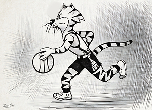 1960s Dribbling Tiger