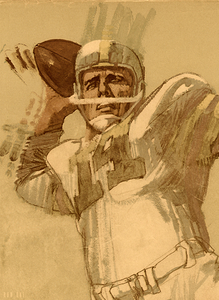 1966 Football QB Art