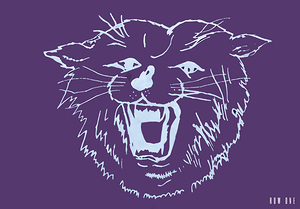 1970s cat mascot art