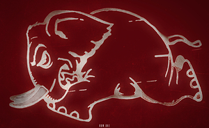 Vintage Alabama Decal Art Remix