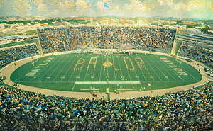 1970s Baylor Football Gameday Art
