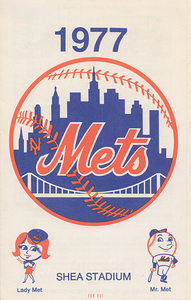 1977 Mr. Met and Lady Met Art