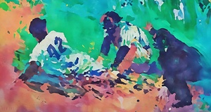 Jackie Robinson Slide Art Remix