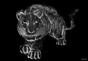 1940s tiger art