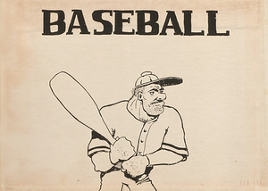 Early 1900s Baseball Player Art